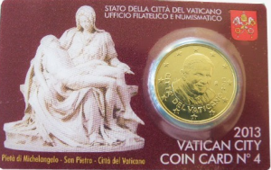 VATICAN 2013 - 50 CENT COINCARD № 4